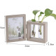 Cadre Photo de table, rotative, en bois, 6 pouces, pour Studio Photo de bébé, Table Photo de mariage